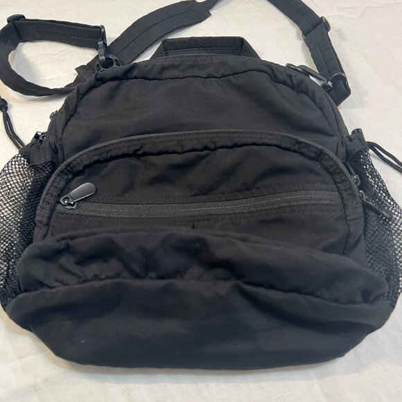 Rick Steves Europe Travel Bag Black Crossbody Shoulder Day Bag Organizer Nylon - Picture 9 of 9